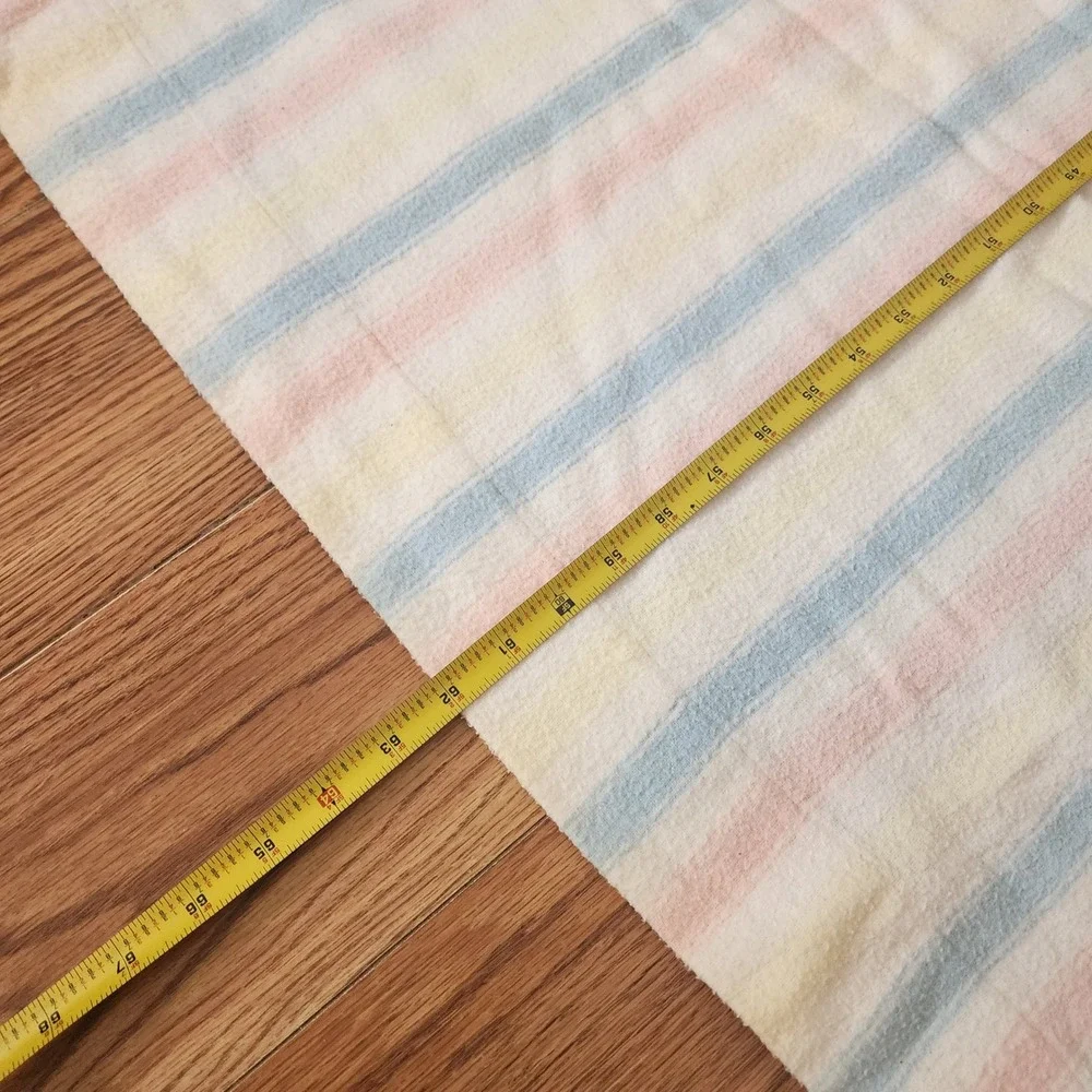 Pastel Stripe‎ Baby Blanket Crib 70